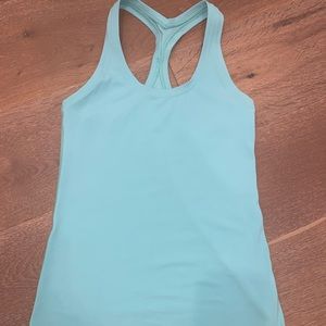 Authentic Teal Lululemon Workout Tank Top